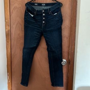 High rise skinny jeans size 10